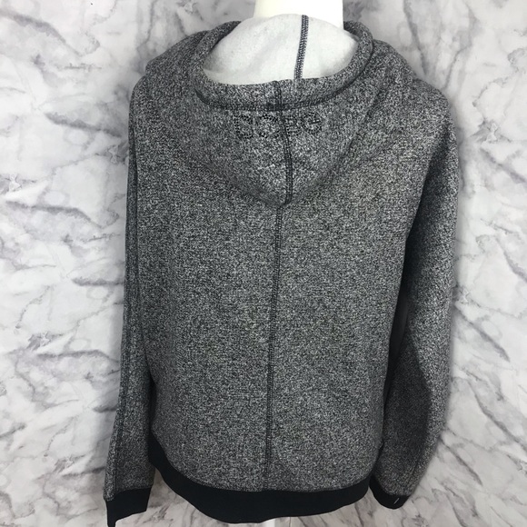 BCBG Hooded Cowl-neck Sweatshirt - Picture 5 of 16